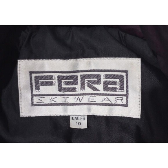 FERA Womens Sz10 Irredentist Purple Short Moto Jacket Ski Snowboard Western Belt - Picture 8 of 15